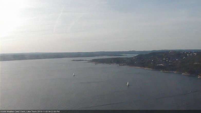 Lake Travis webcam, November 3, 2019 3:25 PM CT