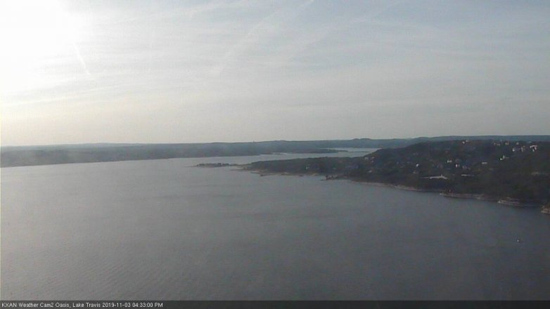 Lake Travis webcam, November 3, 2019 3:35 PM CT