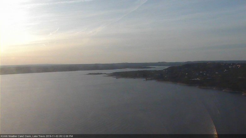 Lake Travis webcam, November 3, 2019 4:15 PM CT