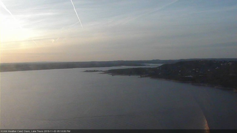 Lake Travis webcam, November 3, 2019 4:20 PM CT