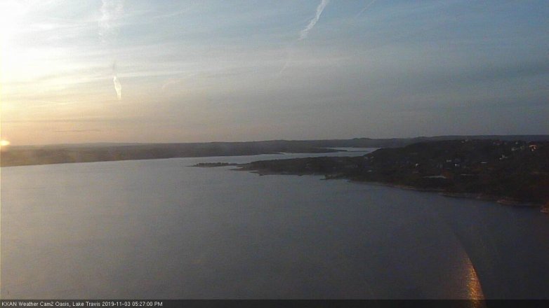 Lake Travis webcam, November 3, 2019 4:30 PM CT