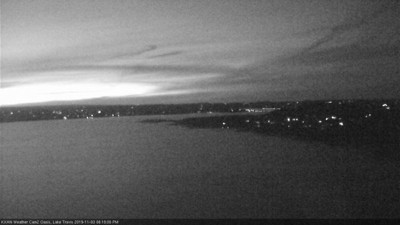 Lake Travis webcam, November 3, 2019 5:20 PM CT