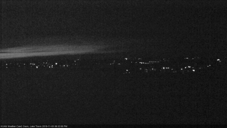 Lake Travis webcam, November 3, 2019 5:35 PM CT