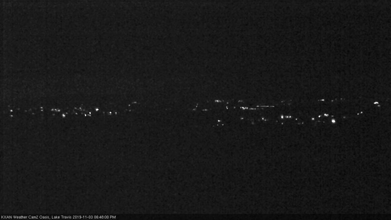 Lake Travis webcam, November 3, 2019 5:50 PM CT