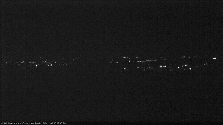 Lake Travis webcam, November 3, 2019 7:10 PM CT