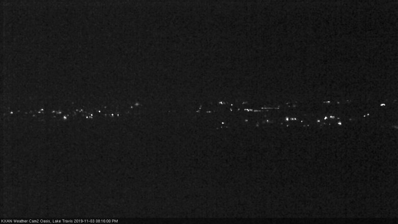 Lake Travis webcam, November 3, 2019 7:20 PM CT
