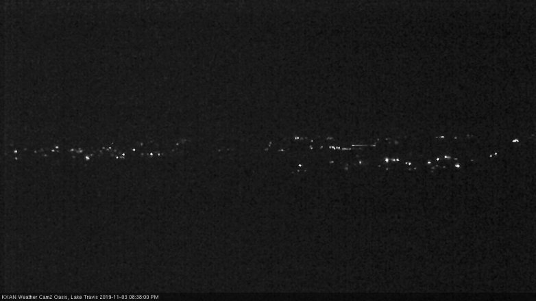 Lake Travis webcam, November 3, 2019 7:40 PM CT