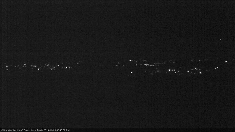 Lake Travis webcam, November 3, 2019 7:45 PM CT
