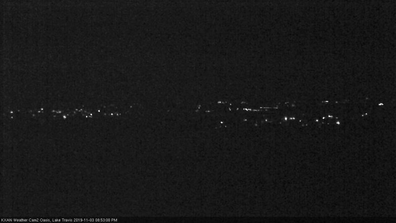 Lake Travis webcam, November 3, 2019 7:55 PM CT