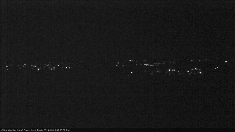 Lake Travis webcam, November 3, 2019 8:10 PM CT