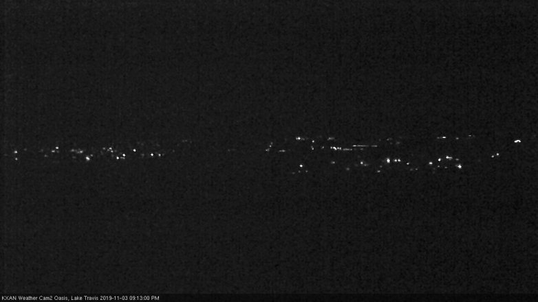 Lake Travis webcam, November 3, 2019 8:15 PM CT