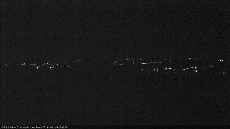 Lake Travis webcam, November 3, 2019 8:35 PM CT