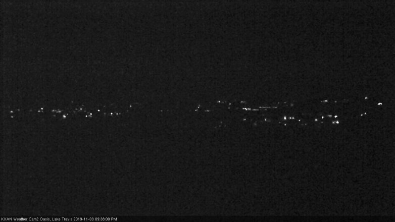 Lake Travis webcam, November 3, 2019 8:40 PM CT