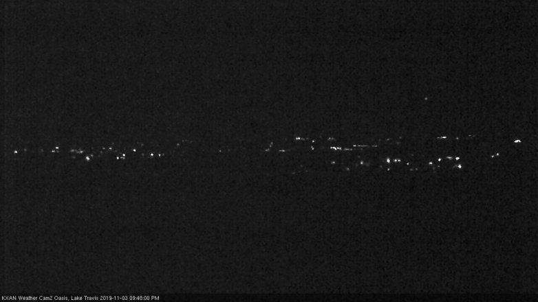Lake Travis webcam, November 3, 2019 8:50 PM CT