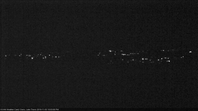 Lake Travis webcam, November 3, 2019 9:05 PM CT