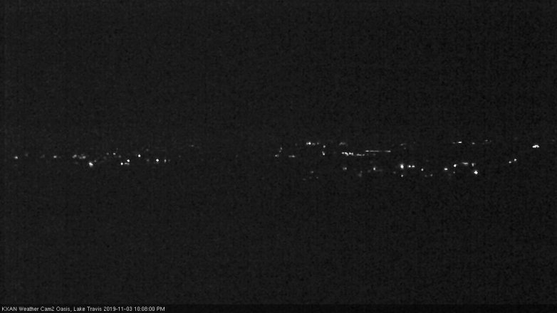 Lake Travis webcam, November 3, 2019 9:10 PM CT