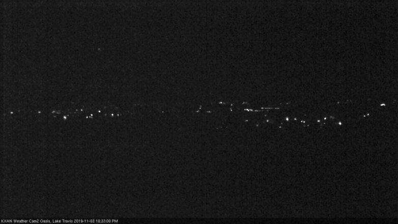 Lake Travis webcam, November 3, 2019 9:35 PM CT