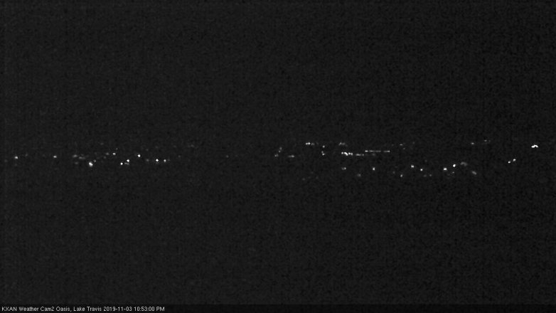 Lake Travis webcam, November 3, 2019 9:55 PM CT