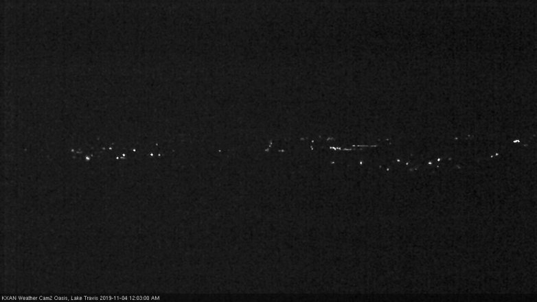 Lake Travis webcam, November 3, 2019 11:05 PM CT