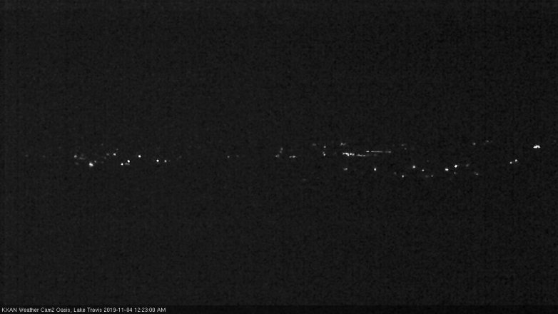Lake Travis webcam, November 3, 2019 11:25 PM CT