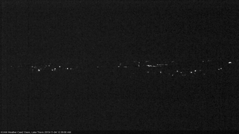 Lake Travis webcam, November 3, 2019 11:40 PM CT