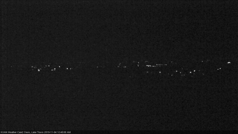Lake Travis webcam, November 3, 2019 11:50 PM CT