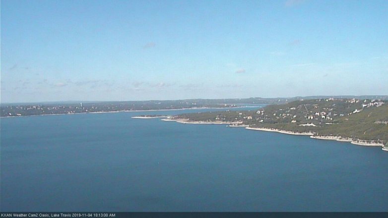 Lake Travis webcam, November 4, 2019 9:15 AM CT