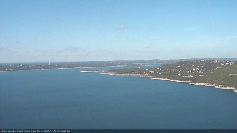 Lake Travis webcam, November 4, 2019 9:20 AM CT