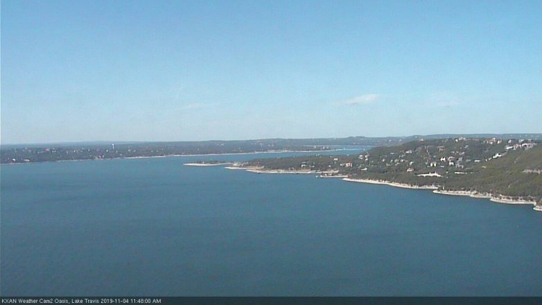 Lake Travis webcam, November 4, 2019 10:50 AM CT