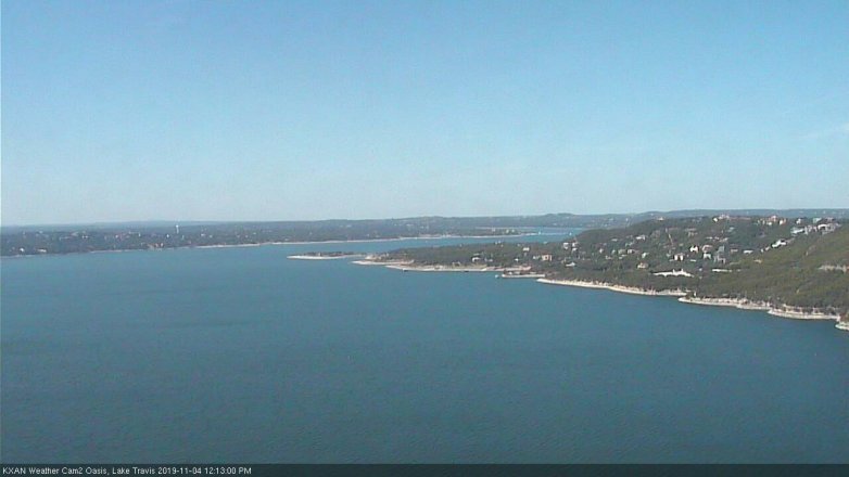 Lake Travis webcam, November 4, 2019 11:15 AM CT