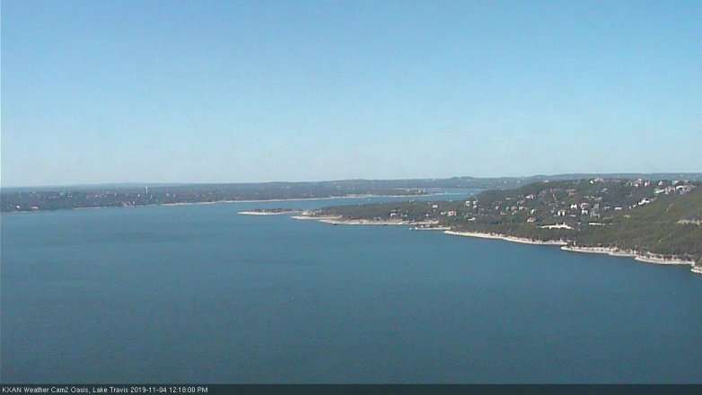 Lake Travis webcam, November 4, 2019 11:20 AM CT