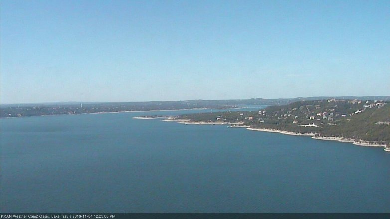 Lake Travis webcam, November 4, 2019 11:25 AM CT