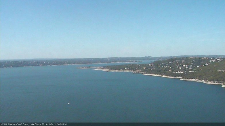 Lake Travis webcam, November 4, 2019 11:40 AM CT