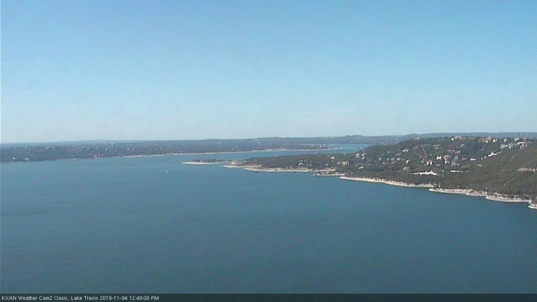 Lake Travis webcam, November 4, 2019 11:50 AM CT