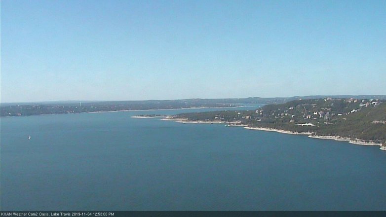 Lake Travis webcam, November 4, 2019 11:55 AM CT