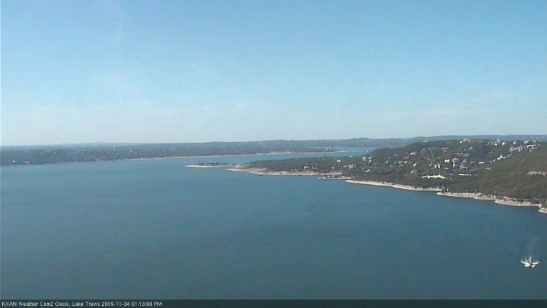 Lake Travis webcam, November 4, 2019 12:15 PM CT