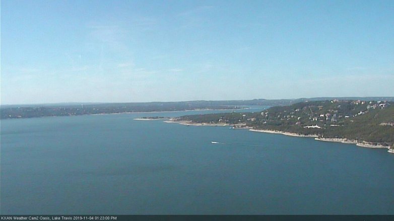Lake Travis webcam, November 4, 2019 12:25 PM CT