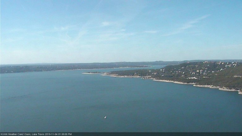 Lake Travis webcam, November 4, 2019 12:40 PM CT