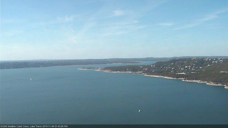 Lake Travis webcam, November 4, 2019 12:45 PM CT