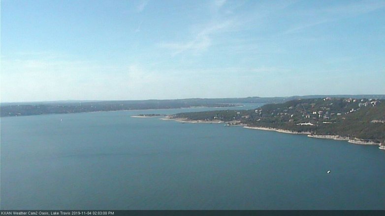 Lake Travis webcam, November 4, 2019 1:05 PM CT