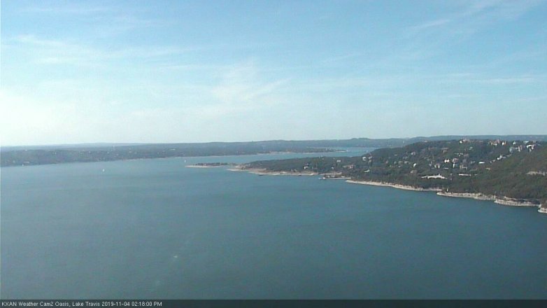 Lake Travis webcam, November 4, 2019 1:20 PM CT