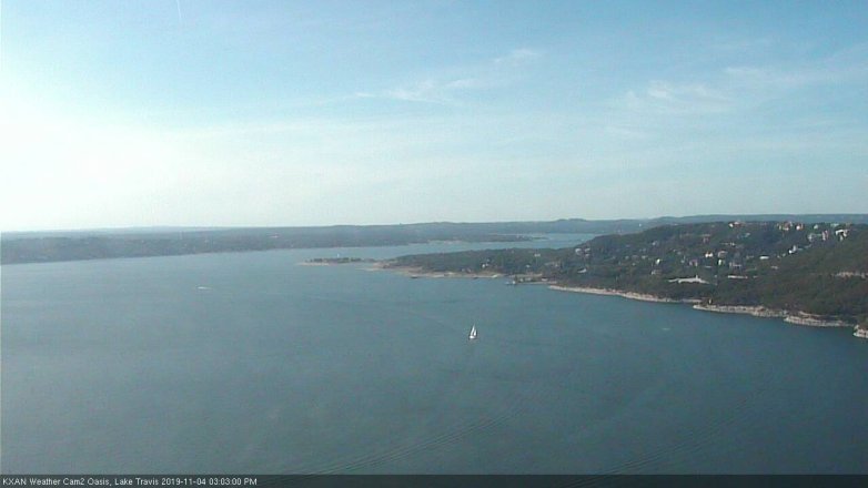 Lake Travis webcam, November 4, 2019 2:05 PM CT