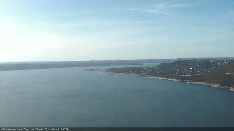 Lake Travis webcam, November 4, 2019 2:15 PM CT