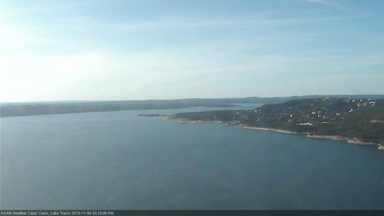 Lake Travis webcam, November 4, 2019 2:20 PM CT
