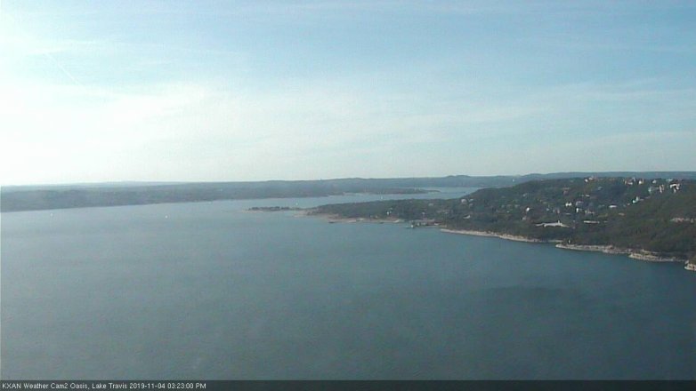 Lake Travis webcam, November 4, 2019 2:25 PM CT