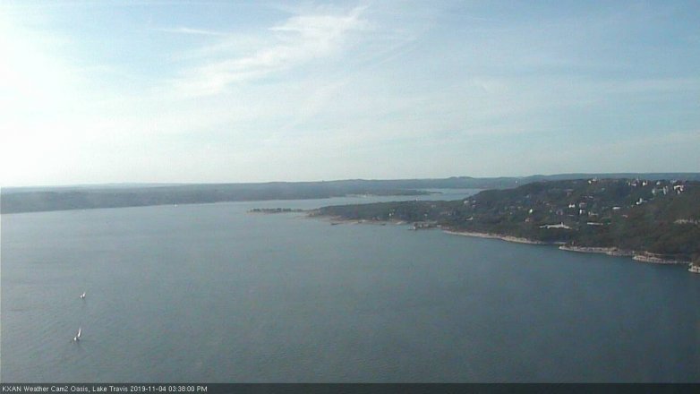 Lake Travis webcam, November 4, 2019 2:40 PM CT