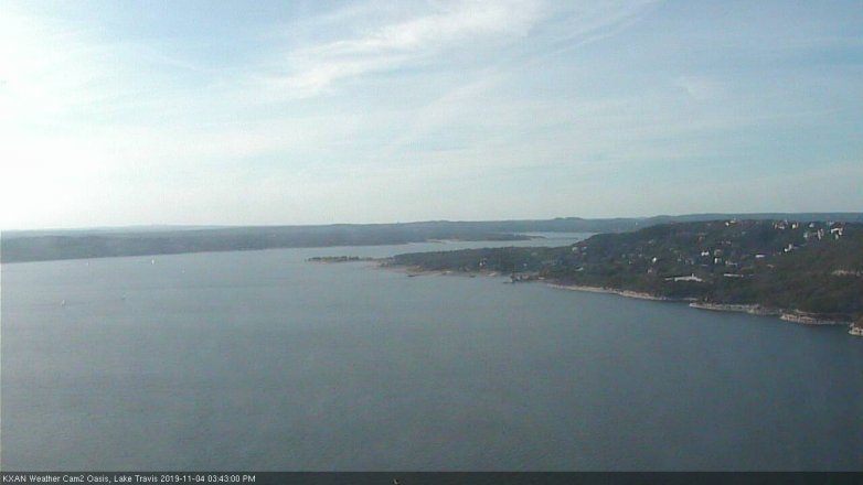 Lake Travis webcam, November 4, 2019 2:45 PM CT