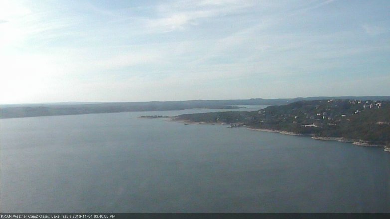 Lake Travis webcam, November 4, 2019 2:50 PM CT
