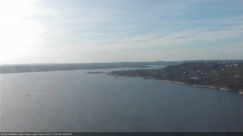 Lake Travis webcam, November 4, 2019 3:15 PM CT