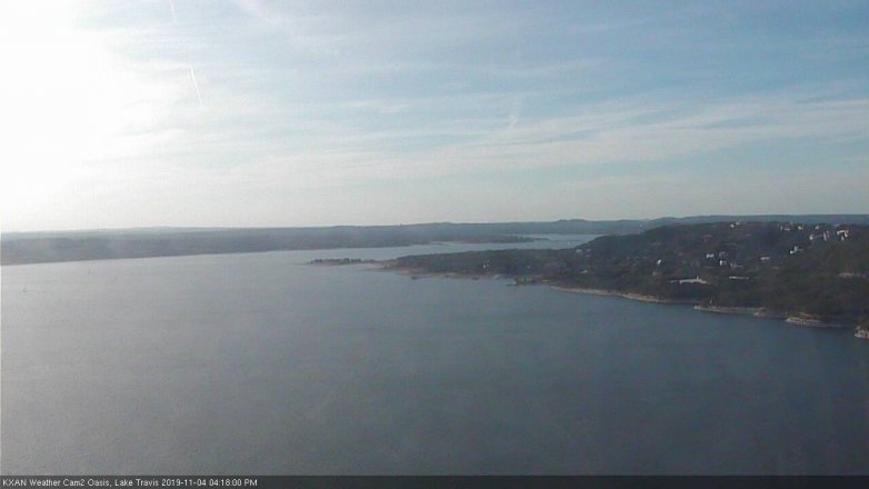 Lake Travis webcam, November 4, 2019 3:20 PM CT